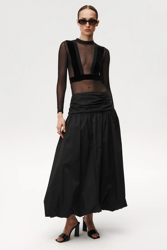 Odzież Undress Code spódnica bawełniana Dance Again Skirt 1191 czarny