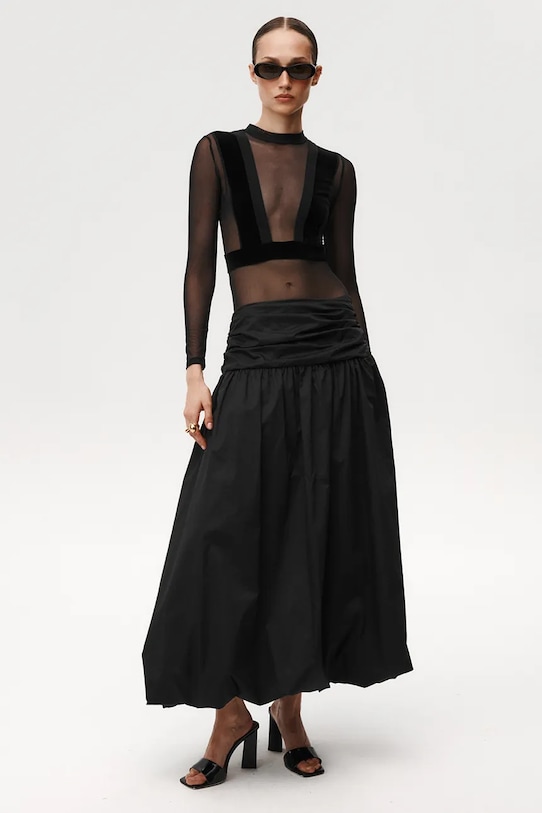 Ruházat Undress Code pamut szoknya Dance Again Skirt 1191 fekete
