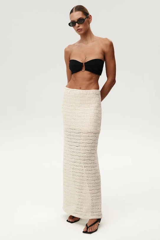 Undress Code spódnica Atlantis Skirt beżowy 1246