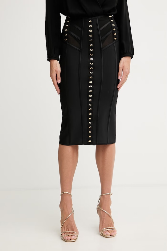 Elisabetta Franchi spódnica czarny GO17962E2