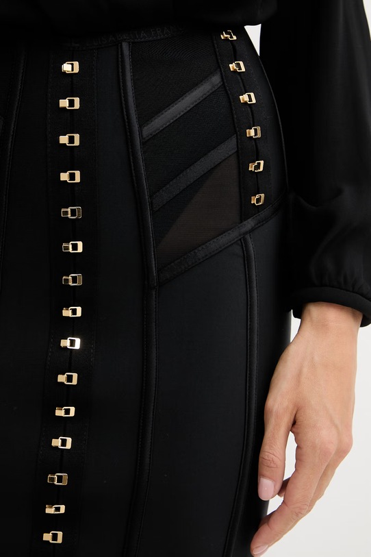 Elisabetta Franchi spódnica czarny GO17962E2