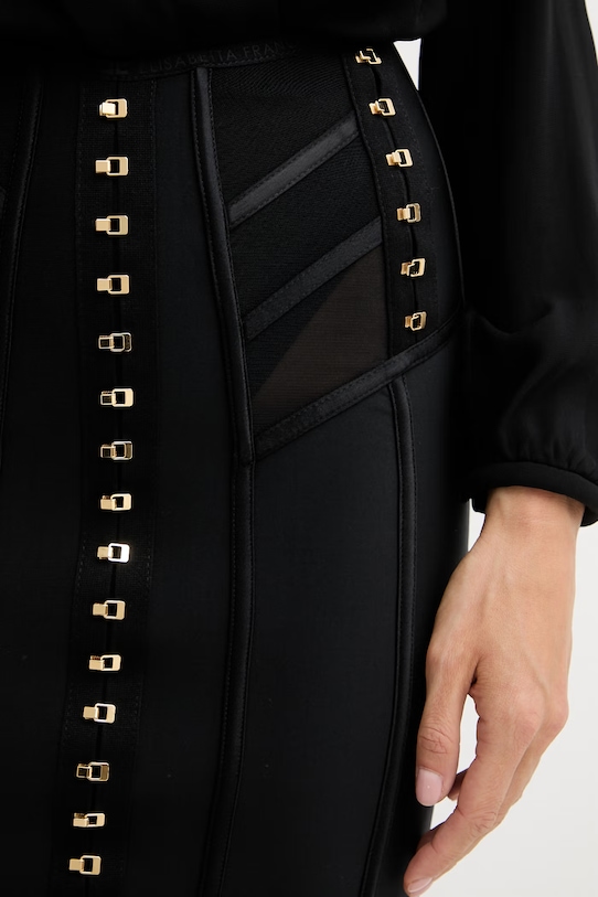 Elisabetta Franchi spódnica czarny GO17962E2