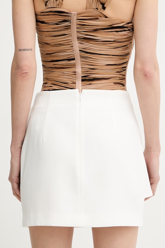 Odzież Elisabetta Franchi spódnica GO18862E2 beżowy