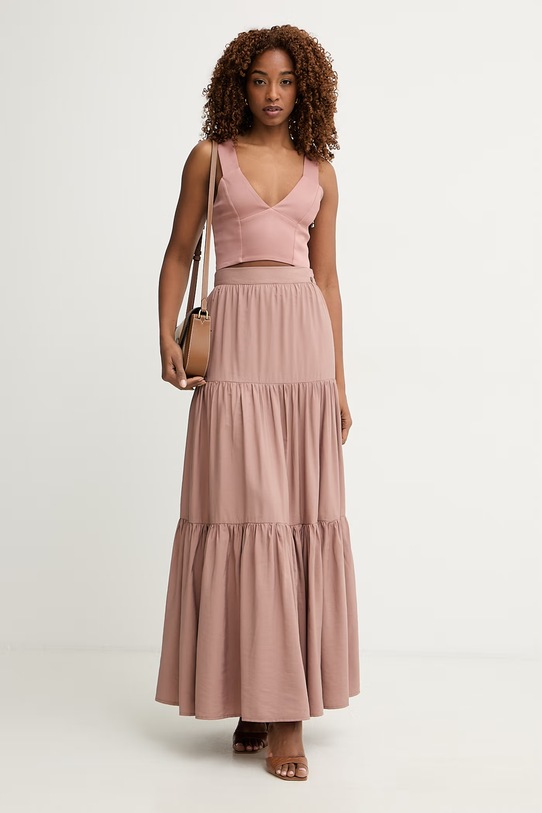 Guess спідниця з модалем ROSSANA W6GD33.W1855 рожевий SS26