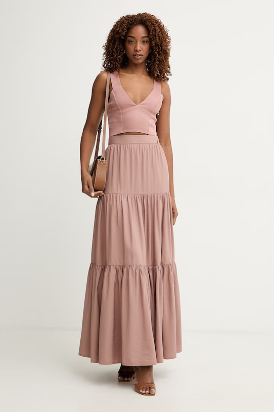 Guess спідниця з модалем ROSSANA W6GD33.W1855 рожевий SS26