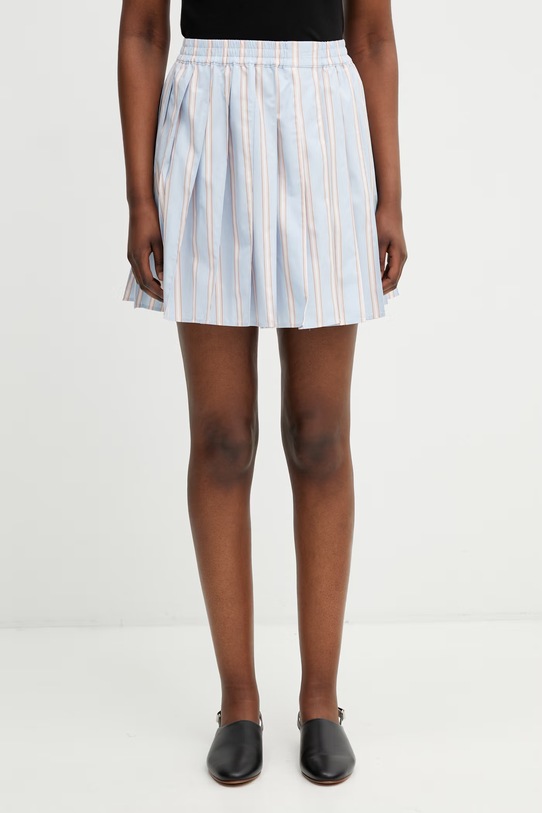 Lacoste pleated skirt cotton blue JF0250