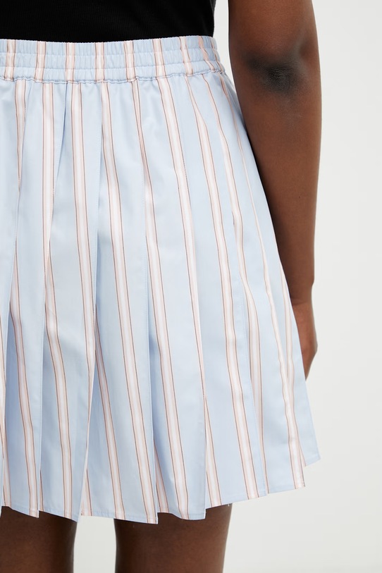 Lacoste pleated skirt cotton blue JF0250