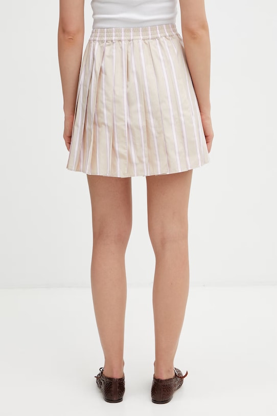 Clothing Lacoste pleated skirt cotton JF0250 beige
