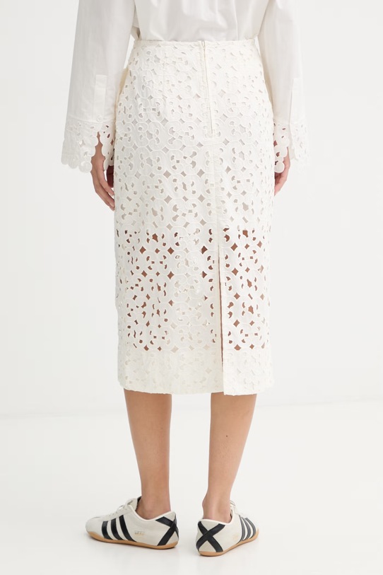 Îmbrăcăminte Marimekko fustă din bumbac 095212 bej