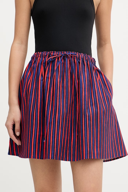 Marimekko φούστα βαμβακερή κόκκινο 095234