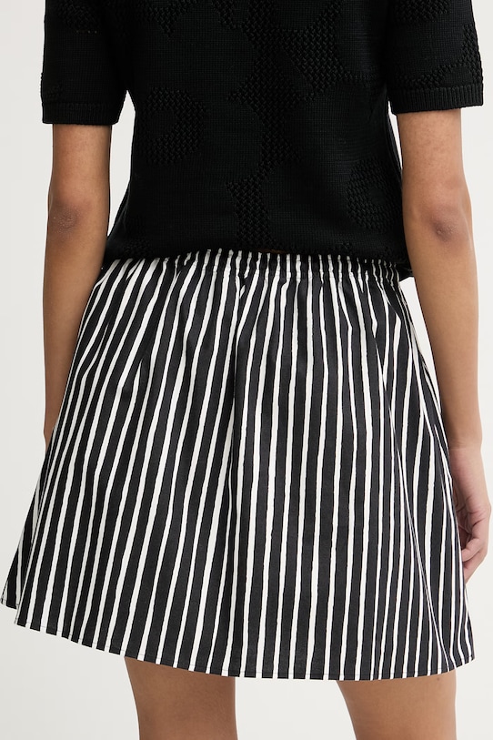 Ρούχα Marimekko φούστα βαμβακερή 095234 μαύρο