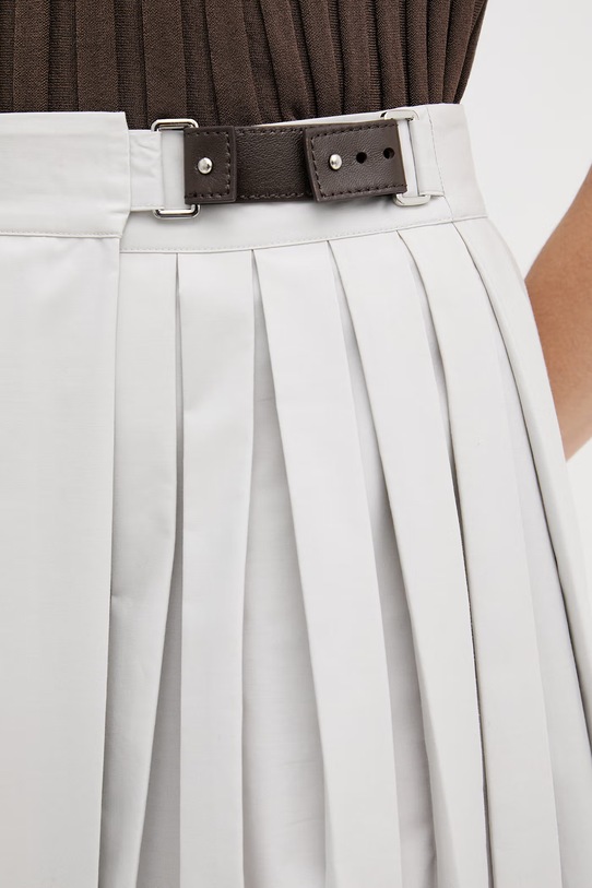 Max&Co. Spódnica kopertowa z bawełną MCORICORDO szary 2616101054200