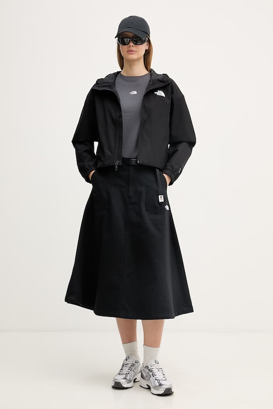 The North Face Twill spódnica bawełniana NF0A8DWYKY41 czarny SS26