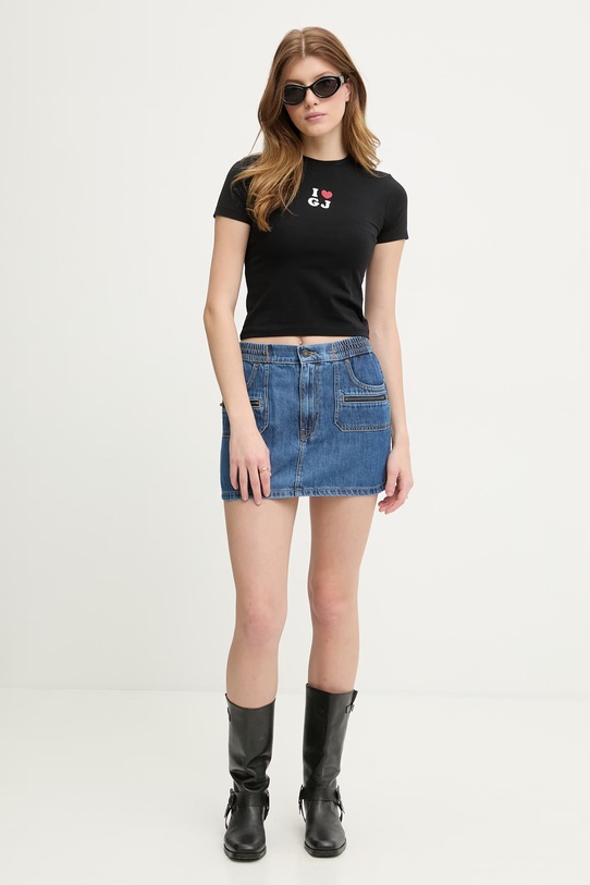 Guess Jeans sukňa rifľová W6GD54.D7901 modrá SS26