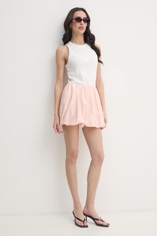 Gaudi spódnica bawełniana 611FD75006 różowy SS26