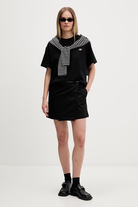 Dickies φούστα ντένιμ DK0A88PABLK1 μαύρο SS26