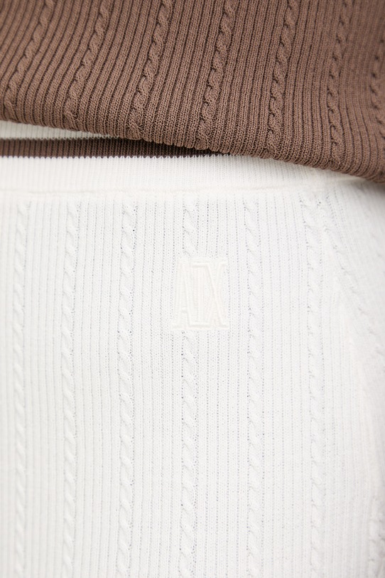 Armani Exchange пола от вискоза бежов XW002245.AF10352