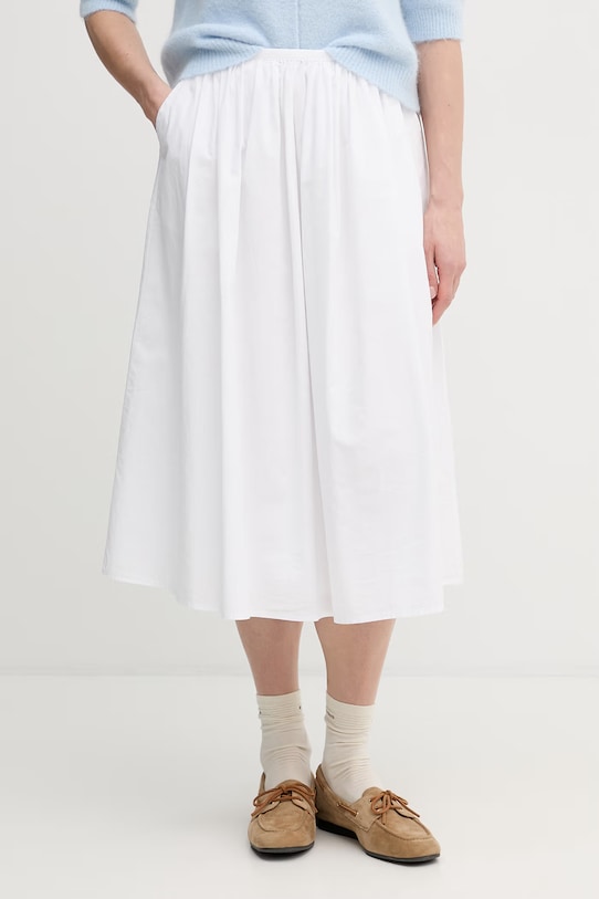OUI spódnica bawełniana bawełna biały 97106.