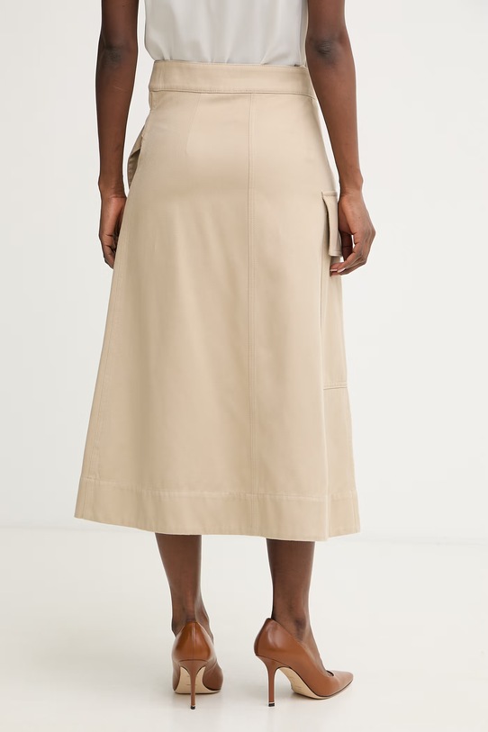 Îmbrăcăminte BOSS fustă petrecută cu lyocell Vonaria-W 50558326 bej