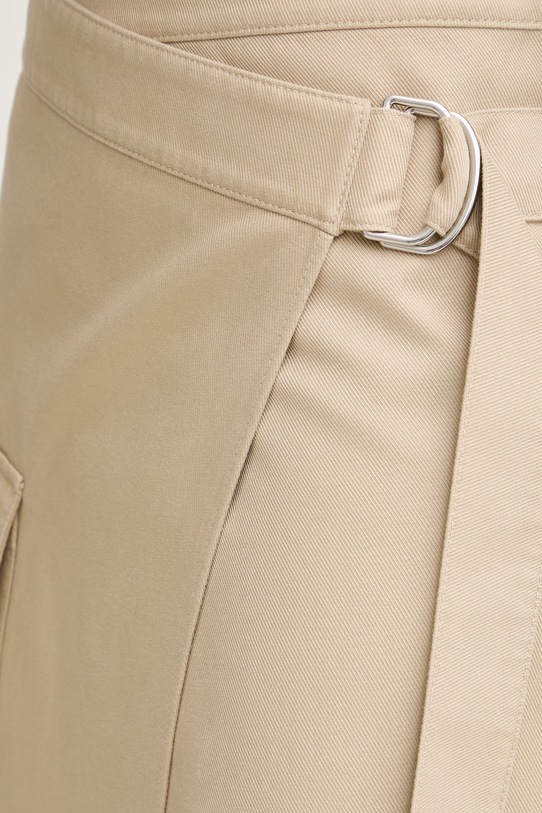 BOSS fustă petrecută cu lyocell Vonaria-W bej 50558326