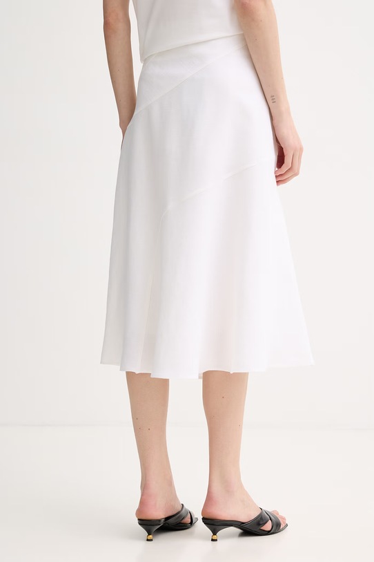 Odzież BOSS spódnica z lnem Vicena2 50559476 beżowy