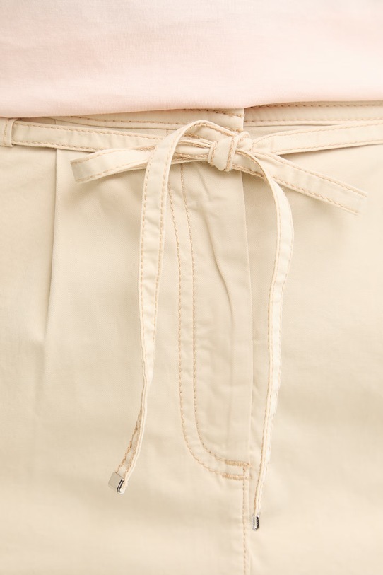 BOSS Orange спідниця бавовняна C Varachute-D бежевий 50540369