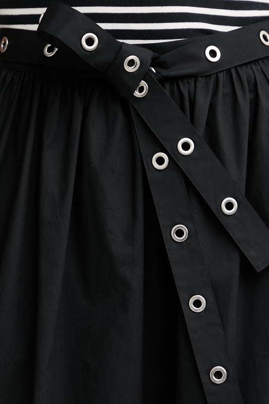 BOSS Orange спідниця бавовняна C Vidol чорний 50559088