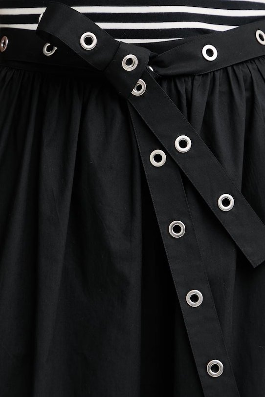 BOSS Orange спідниця бавовняна C Vidol чорний 50559088