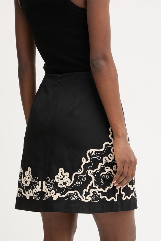 Oblečenie BOSS Orange sukňa áčkového strihu bavlnená C Valembroi 1 50559269 čierna