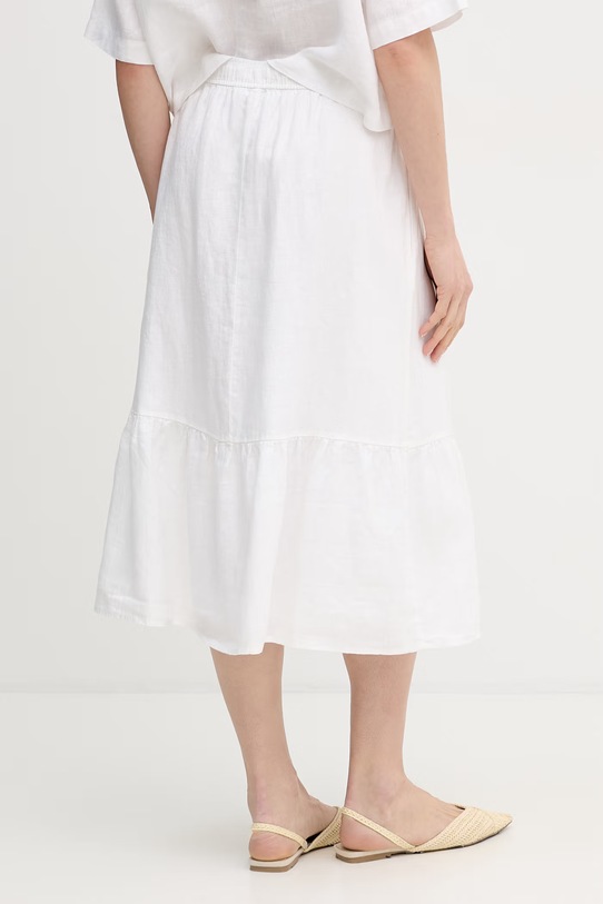 Odzież Dkny spódnica lniana P5JBCD87 biały