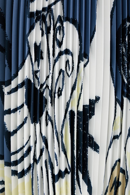 MUNTHE spódnica CHARMING 261120226121 niebieski