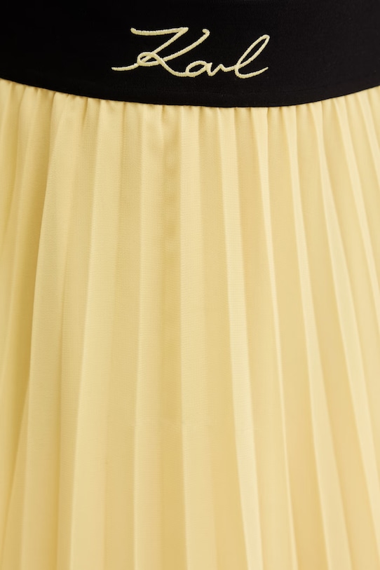Karl Lagerfeld spódnica plisowana żółty B2W12003