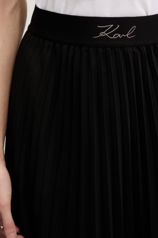 Karl Lagerfeld spódnica plisowana czarny B2W12003