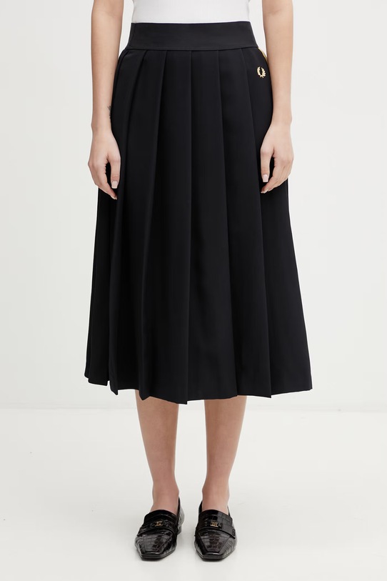 Fred Perry spódnica plisowana czarny E2107
