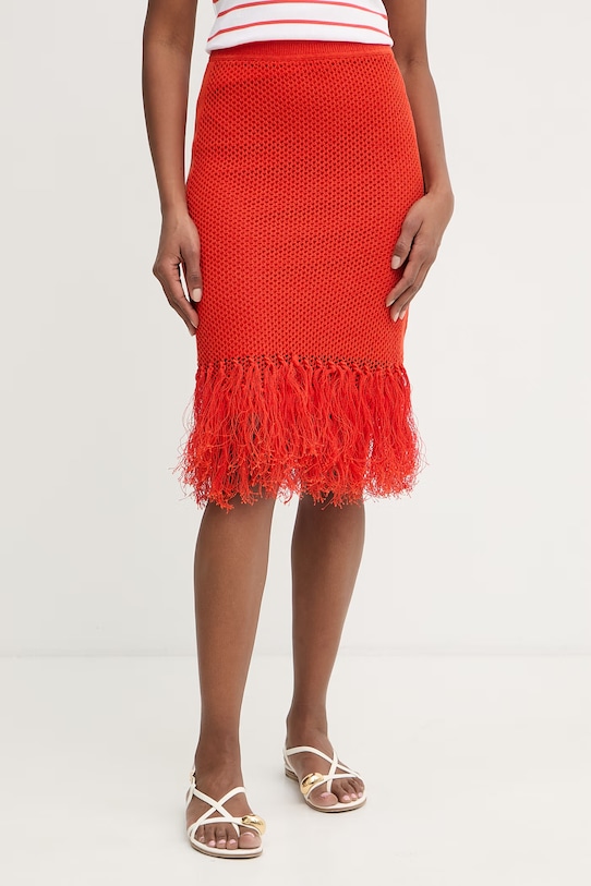 Karl Lagerfeld spódnica pomarańczowy B2W12001