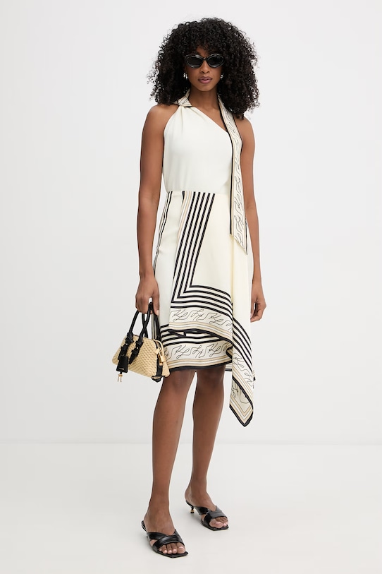 Karl Lagerfeld Спідниця віскозна B2W12008 бежевий SS26