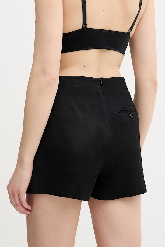 Odzież Karl Lagerfeld spódnicospodnie z lnem B2W12026 czarny