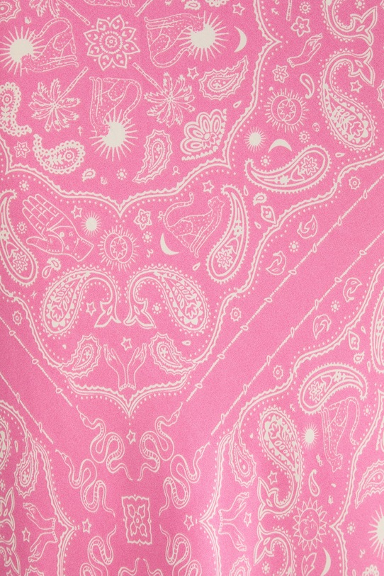 Never Fully Dressed spódnica z wiskozy NFDSK788 różowy