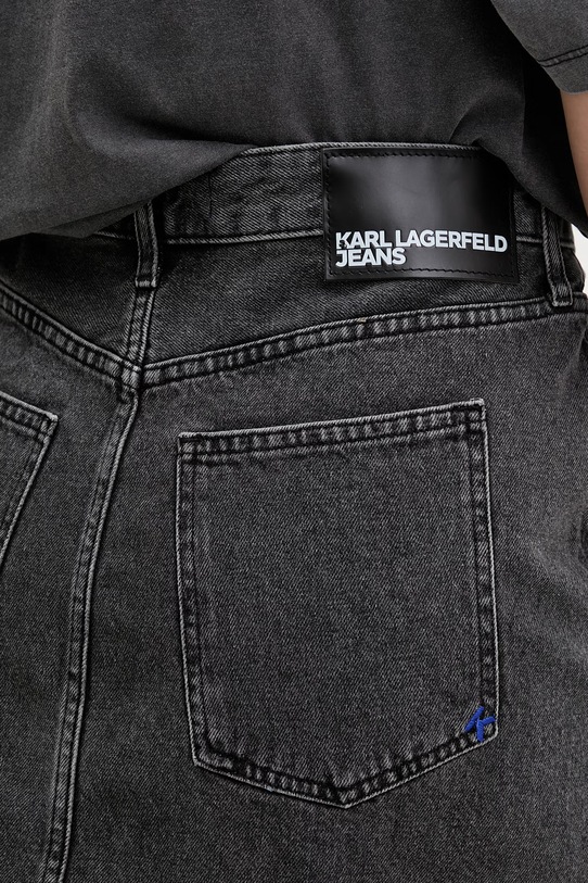 Karl Lagerfeld Jeans spódnica jeansowa B2W12021 szary