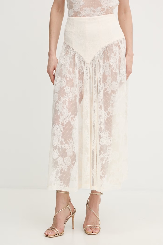 Bardot spódnica casual beżowy 60357SB