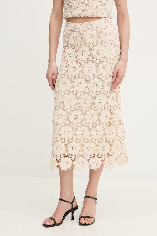 Bardot spódnica casual beżowy 60402SB