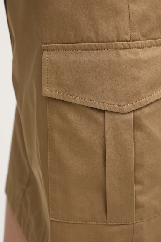 Blauer spódnica trapezowa bawełniana BLUEVIEW BLDV05282 brązowy