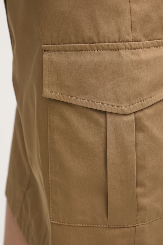 Blauer spódnica trapezowa bawełniana BLUEVIEW BLDV05282 brązowy