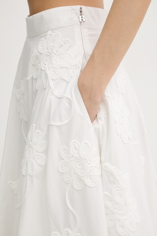 Rotate spódnica bawełniana biały 115557400