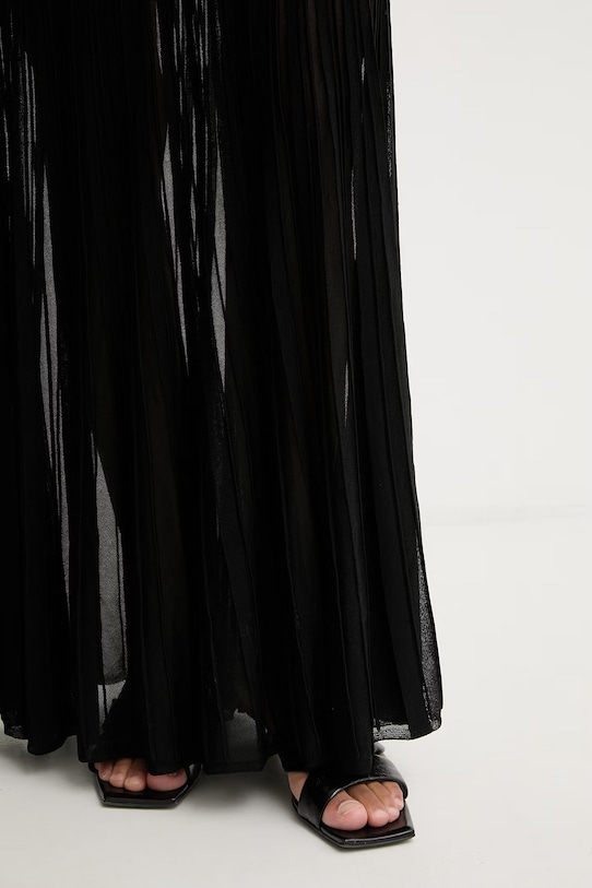 MICHAEL Michael Kors spódnica sweterkowa z wiskozy MS670LHBFD czarny