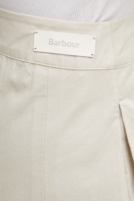 Barbour LSK0157BE32 sukňa bavlnená béžová LSK0157BE32