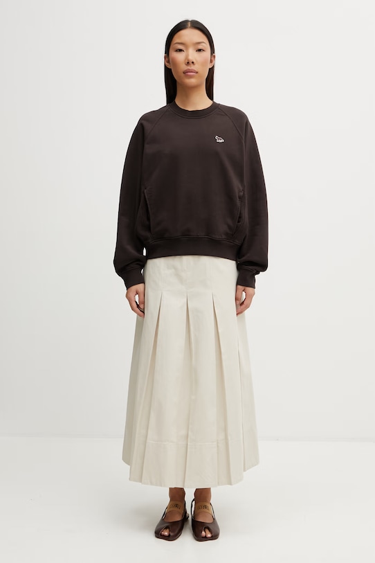 Barbour LSK0157BE32 sukňa bavlnená LSK0157BE32 béžová