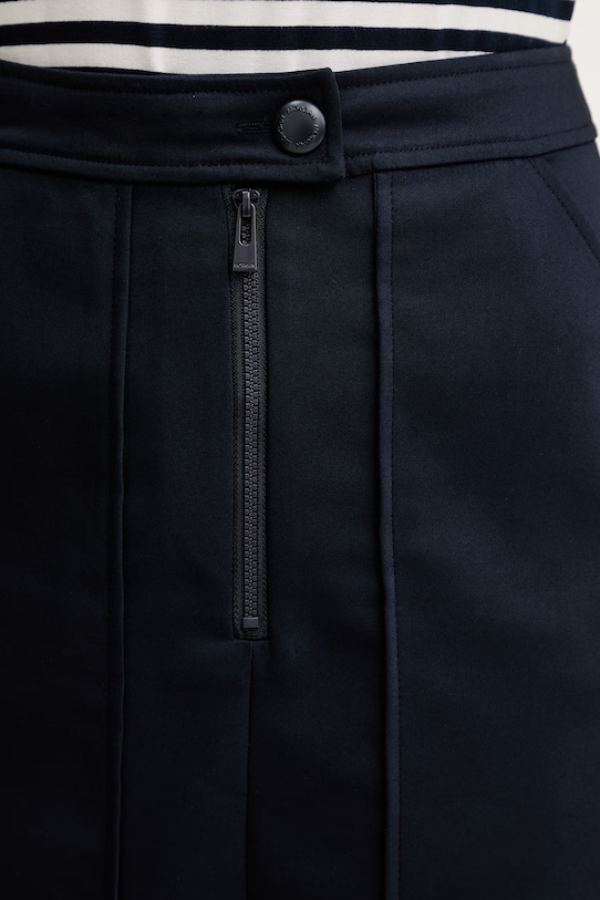 Morgan spódnica z bawełną granatowy JENAO