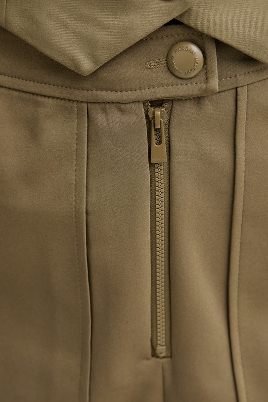 Morgan spódnica z bawełną zielony JENAO