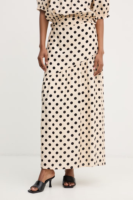 Morgan spódnica z wiskozą beżowy JOVITA